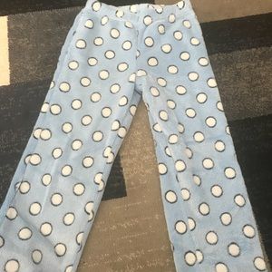 Fluffy pajama pants